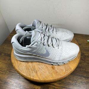 Nike Air Max 2017 White Platinum Grey Shoes Sneakers Men's Size 11 849559-009